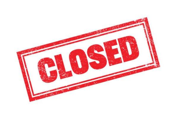 Fermeture les lundi 4 et mardi 5 mai